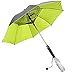 Gmjay Parasol Pliant avec Jet et Ventilateur Parapluie de Pluie Rafraîchissant Anti-UV pour Jardin de Patio de Plage de Golf