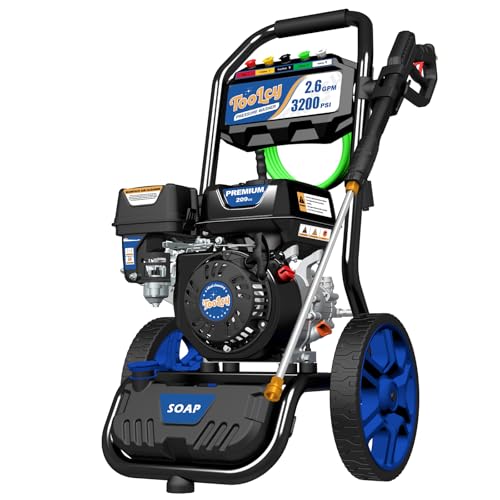 TOOLCY Gas Pressure Washer 3200 PSI & 2.6 GPM, High...