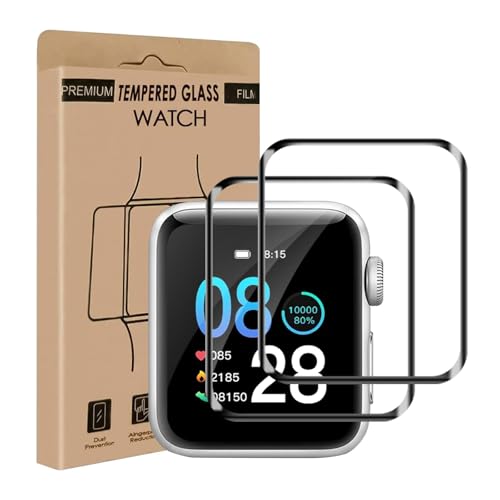 Bodyguard 2 Stück für Panzerglas für Apple Watch Series 4/5/6/SE 40mm Schutzfolie, Hohe Klarheit Anti-Kratzer High Defin...