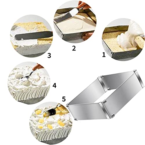 ANYUANKW Stampo Rettangolare Torta,Anello