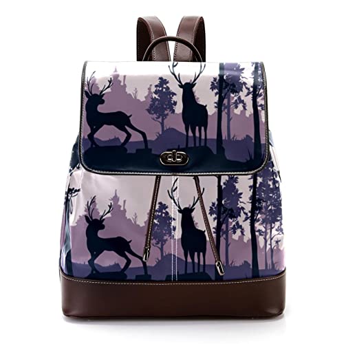 Sac à dos nuages multicolore tendance avec finitions en cuir PU résistant