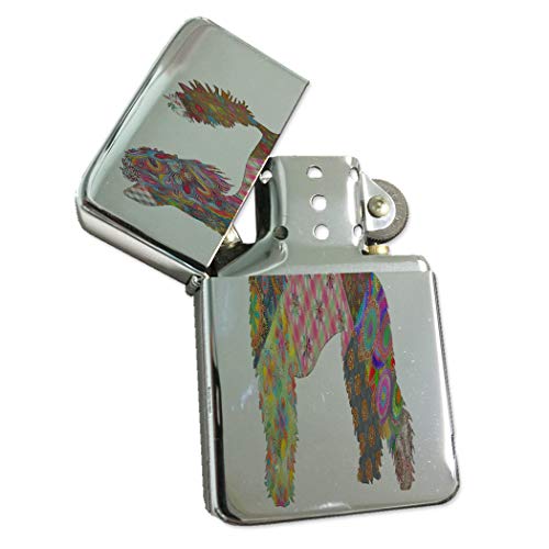 Encendedor rellenable con diseño de caniche francés miniatura 1