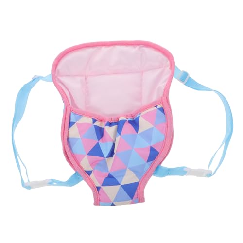HEALSOPTHY de muñeca transportador portabebés para muñecas Chicas Felpa Accesorio pequeño Portador de muñecas Envoltura de muñeca Portador de muñeca Transpirable