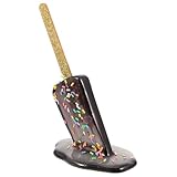 UKCOCO Adorno de Resina de Helado Derretido Modelo Realista para Decoraci&oacute;n de Mesa de Fiesta y Hogar Escultura Creativa de Paleta Simulada para Ambiente...
