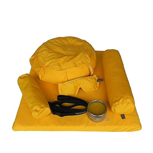 212 Main 11001 7 Piece Deluxe Yoga Set - Yellow