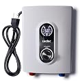 LECLOC Mini Tankless Under Sink Instant Hot Water Heater Electric 3kW 120V Plug in, Enlarged LED Digital Display, Knob Control, Multiprotective, IPX4, 30-55? Point of Use On Demand Water Heater, White
