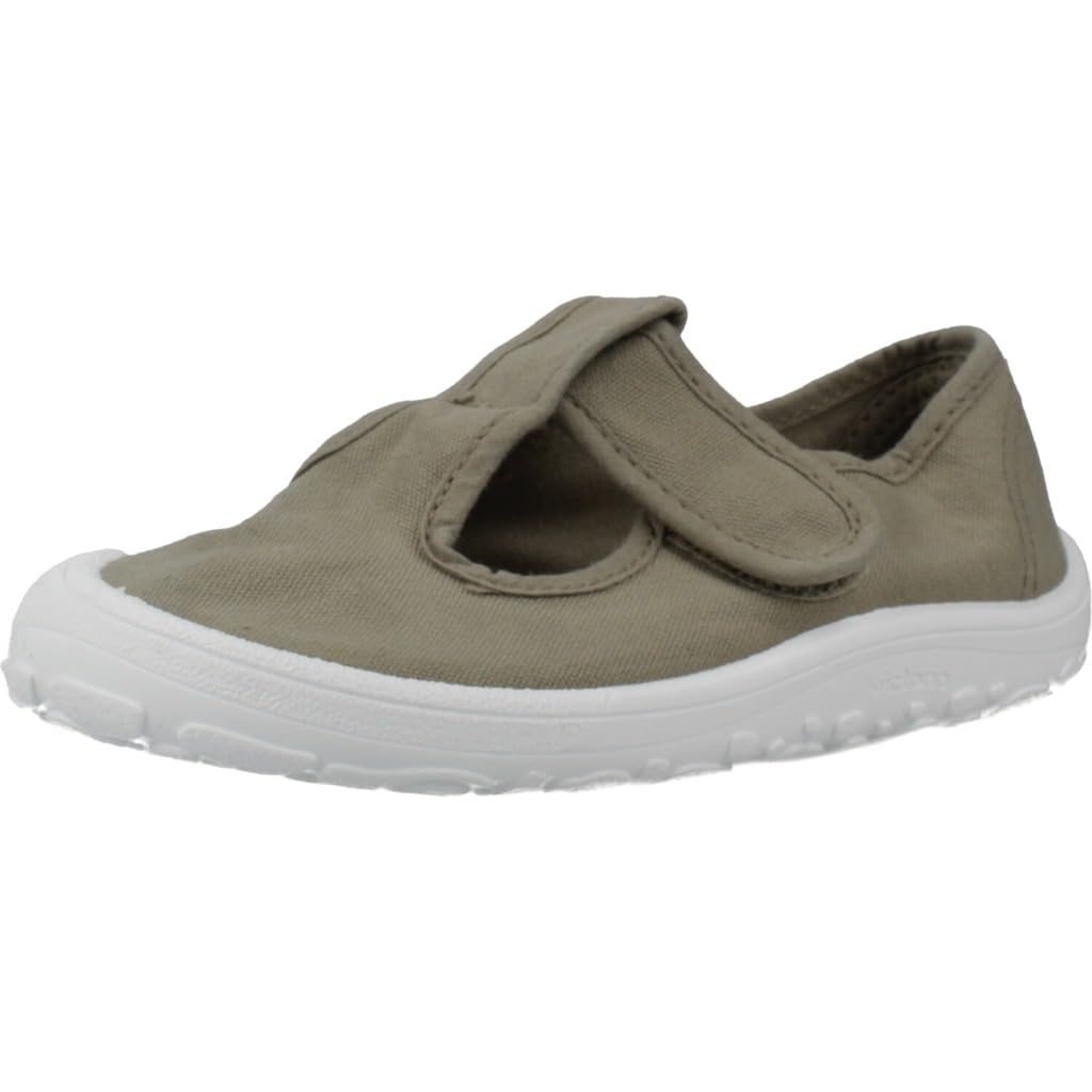 victoria Sandali Unisex Rispettosi Barefoot Bosco Tela Tinta Drec & Chiusura A Strappo 1370108 per Bambini