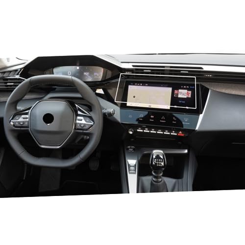 Verre trempé Peugeot 308 SW GT anti-rayures pour écran tactile de navigation 10 pouces