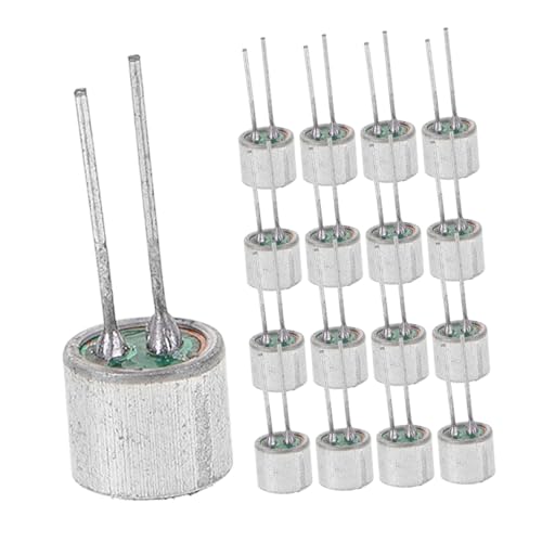 Abaodam 30Pcs High Sensitivity Cylindrical Electret Condenser Microphone Pickup with Pins for Enhanced Sound Capture and Acoustic Control Remote Communication and Online Learning