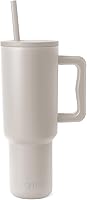 Vista 110 de Simple Modern - Vaso Trek de 40 onzas con asa y tapa con sorbete, taza de viaje de acero inoxidable con aislamiento, apta para portavasos Bosque