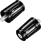 Kaedear(カエディア) バーエンド バイク ハンドルバーエンド バイク用 ハンドル ウェイト バイク用品 オートバイ 可変バーエンド KDR-BE1-KM8-BK (ブラック, カワサキ対応)