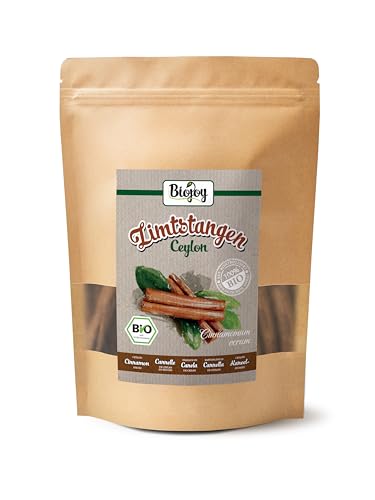 Biojoy BIO-Ceylon Zimtstangen 8-12 cm (250 g), ganz, ca. 50 Stück (Cinnamomum verum)