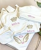 erstlingsset mädchen Es ist waschmaschinenfest bis 30 Grad. Nicht Trockner geeignet.