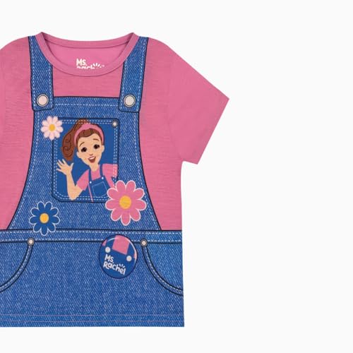 Ms. Rachel Kids Pajama Set - 3 Piece Sleepwear Set with Pants, Shirt & Shorts - Girls & Boys Toddler Pjs - Official Product2