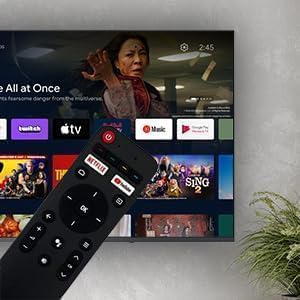 Image of BLACKSHEEP Compatible with Haier TV Remote Original HTR-U28 Suitable for LED UHD HD Smart Android Haier Television Without Google Assistant Feature