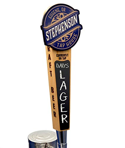 Custom Tap Handle-Banner Edition (Cherry Wood)