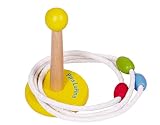Hecho de madera y algodón Pipa Lupina Ring-Throwing Juego, Modelo # 13073