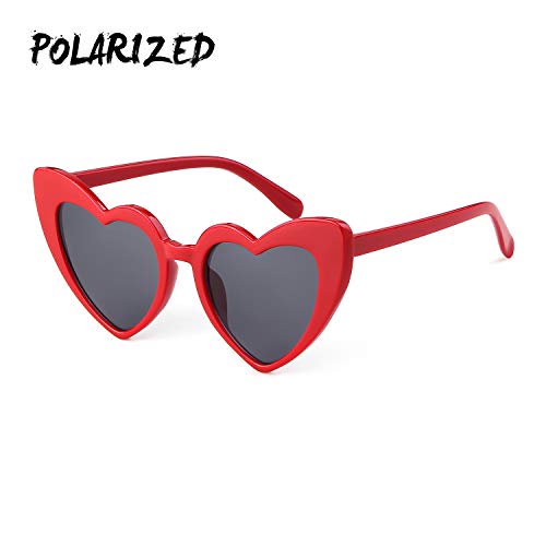 GIFIORE Heart Sunglasses Polarized Retro Oversized Heart Cateye Sun Glasses Cute Vintage Large Shades UV400 Protection3
