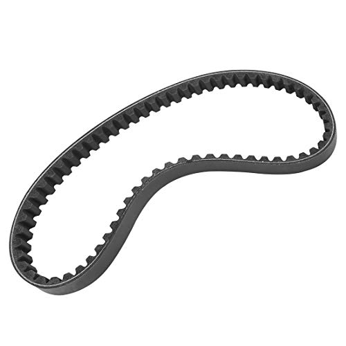 F FIERCE CYCLE Courroie de transmission de moto en caoutchouc pliable Noir 17,7 x 681-32 Cover