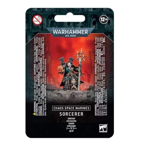 Space Marine du Chaos Sorcier Warhammer 40k figurine plastique Games Workshop 43-69