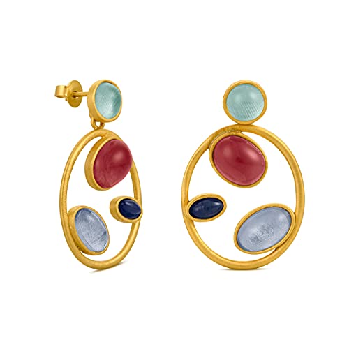 Boucles d'oreilles or Alegria, l'émotion créative de Carme Fàbregas