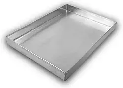 FORMA ASSADEIRA RETANGULAR PARA BROWNIE 30X22X3 ALUMÍNIO