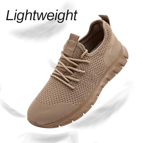 Image of Men Running Tennis Shoes Gym Fashion Sneakers Walking Workout Shoes Athletic Slip on Breathable Mesh Comfortable Lightweight Casual Sport Shoe