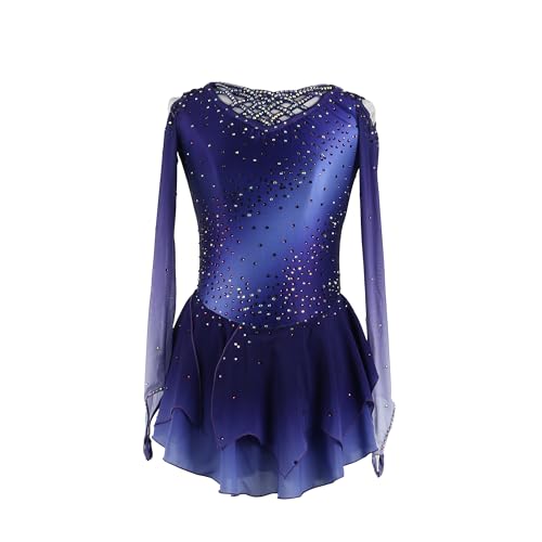 ZAGITOVA Vestido de patinação artística feminino meninas saia patinação no gelo desempenho competiçã