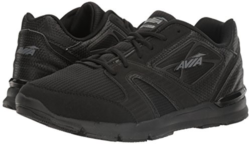 Avia Tênis masculino Avi-Edge Cross-Trainer, Preto/cinza ferro, 8