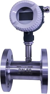 DN50MM Turbine Liquid Flowmeter Stainless Steel 4~20mA Output with LCD Display 2â€˜â€™ Diameter Pipe Water Flow Meter
