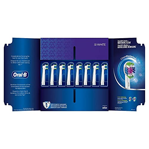 Oral-B Aufsteckbürsten 3D White 8er FFU CleanMaximizer