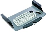 Soporte de la marca Rocada para teclado de ordenador y ratón. Se compone de una estructura metálica que incluye reposa muñecas de diseño. Tiene un tamaño de embalaje de 46x7.5x78 cm.