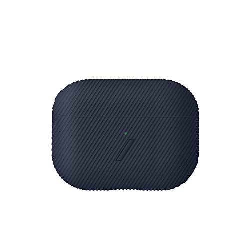 Custodia curva NATIVE UNION per AirPods Pro - Elegante custodia in silicone testurizzato Compatibile con AirPods Pro (Navy)