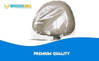 Dental Disposable Headrest Cover Plastic 11 X 10 250/box Clear