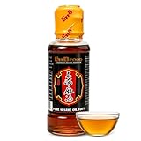 Aceite de Sésamo puro y Natural, Producido en China, ideal para Wok, Ramen, Sushi, noodles, arroces, Verduras y Ensaladas, 100% tostado sésamo, Recipiente de cristal, Contiene 1 botella de 150 ml