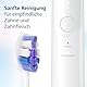 Philips Sonicare 6100 elektrische Zahnbürste, Schallzahnbürste mit 2 Putzmodi, 3 Intensitätsstufen, Andruckkontrolle, EasyStart, SmarTimer, Reiseetui, Weiß, Modell HX7400/02 [Neue Technologie]