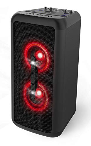 Image of Philips BASS+ NX200 Wireless Bluetooth Party Speaker, Light Effects, Karaoke Features, 160W Max, 2X Mic-inputs, 1x Guitar Input, up to 14 Hours of Playtime (TANX200)