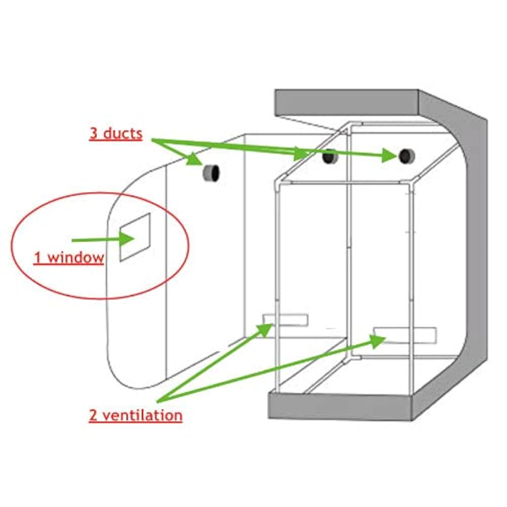 Amazon.co.jp: In door Grow Tent 240×120×200cm 高性能グロウ