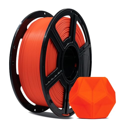 Image of FLASHFORGE 3D Printer Filament, PLA PRO Filament 1.75mm, 1KG Spool (2.2lbs), Dimensional Accuracy + /- 0.02mm for FDM 3D Printers, Better Tenacity & No Knotting (Tangerine)