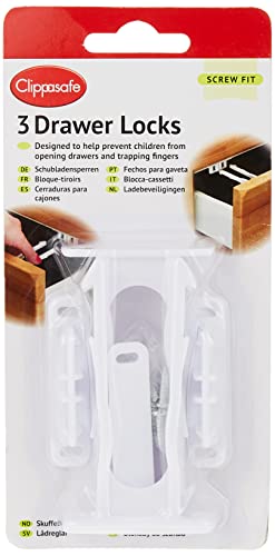 Clippasafe Les serrures des tiroirs 3 Pack Cover