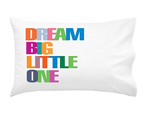 Oh, Susannah Dream Big Little One Kids Pillowcase - Fun Toddler Pillow Case (1 20X30 Inch Pillowcase) #TOP2