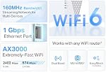 TP-Link AX3000 WiFi 6 Range Extender WiFi Booster (RE715X) – Dual-Band up to 3 Gbps, EasyMesh Compatible, OneMesh, Gigabit Port, Smart Signal Indicator, WPS Setup, WPA3 Security