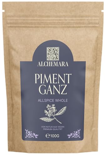 Pimentkörner Alchemara (100g) - Piment ganz - Schonend getrocknete Gewürze für deine Küche