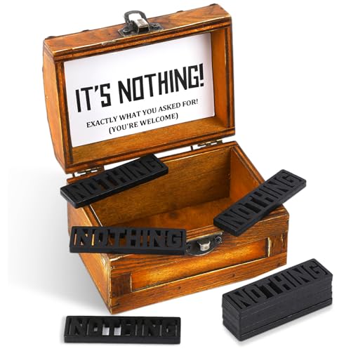 JULEASEL The Gift of Nothing, Funny Gag Gifts for Person Who Wants Nothing, Hilarious Gags &...