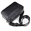 Starnearby Sac à Bandoulière Homme en Cuir PU, Crossbody Bag, Petit Sac Carré Bandouliere, Sacoche Portefeuille, Pochette Telephone Portable, Sac Porté Epaule Travers pour Affaires Voyage Travail #1