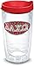 Tervis 1078461 Fraternity - Alpha Chi Omega Tumbler with Emblem and Red Lid 16oz, Clear