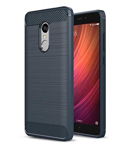 XMT Xiaomi Redmi Note 4,Xiaomi Redmi Note 4X 5.5 Custodia,Slim TPU Armor Cover Custodia per Xiaomi Redmi Note 4,Xiaomi Redmi Note 4X Smartphonee (Blu)