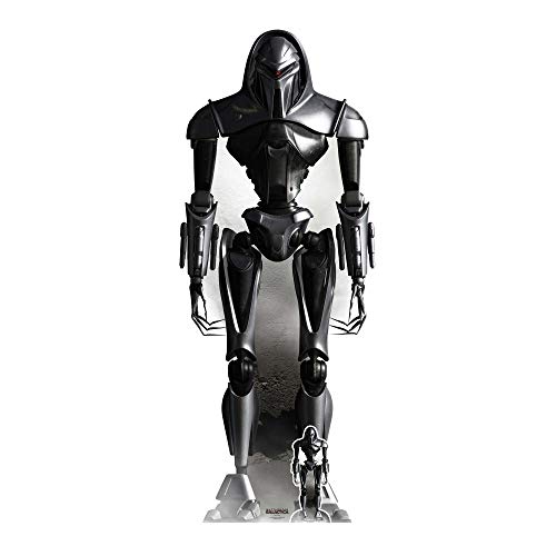 Star Cutouts Ltd SC1643 Cylon Cybernetic Lifeform Node Battlestar Galactica Lifesize Cardboard Free Mini Standee, Multicolour