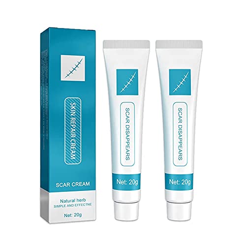 MasterUnion 2 Piezas de Crema de eliminación de Protuberancia de Cicatrices - Crema de extracción de Cicatrices 20 g - Crema de extracción de Protuberancia, Cicatriz y acné con Crema de moval-Default