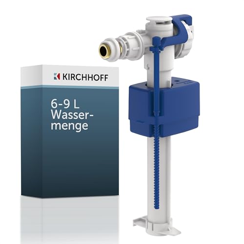 KIRCHHOFF Schwimmerventil Spülkasten Universal-Schwimmerventil 6-9 Liter einstellbare Wassermenge zwischen 6-9 Litern Spülkasten Füllventil 98683800